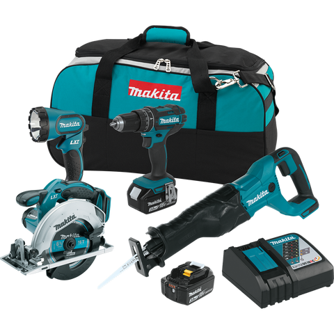 Makita XT442 18V Li-Ion 4 Pc. Combo Kit - Ace Tool Group - Makita