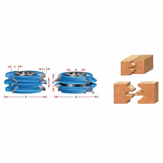 Amana Tool Sc562 1"Stock Male&Female 1-1/4"Bore - Ace Tool Group - Amana Tool