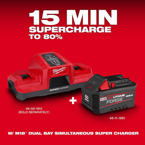 Milwaukee 48-11-1861  M18 REDLITHIUM XC6.0 Battery Pack - Ace Tool Group - Milwaukee