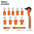 Klein Insulated Ratchet and Socket Set, 12-Piece - Ace Tool Group - KLEIN