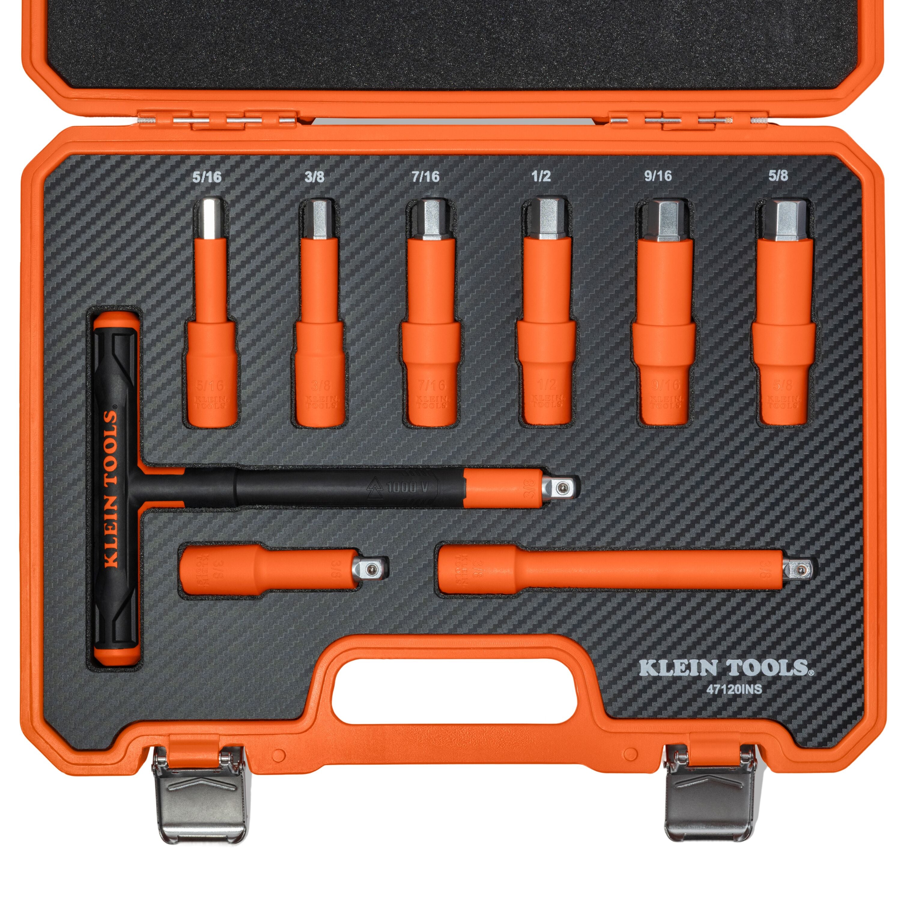 Klein Insulated T-Handle and Hex Bit Set, 9-Piece - Ace Tool Group - KLEIN