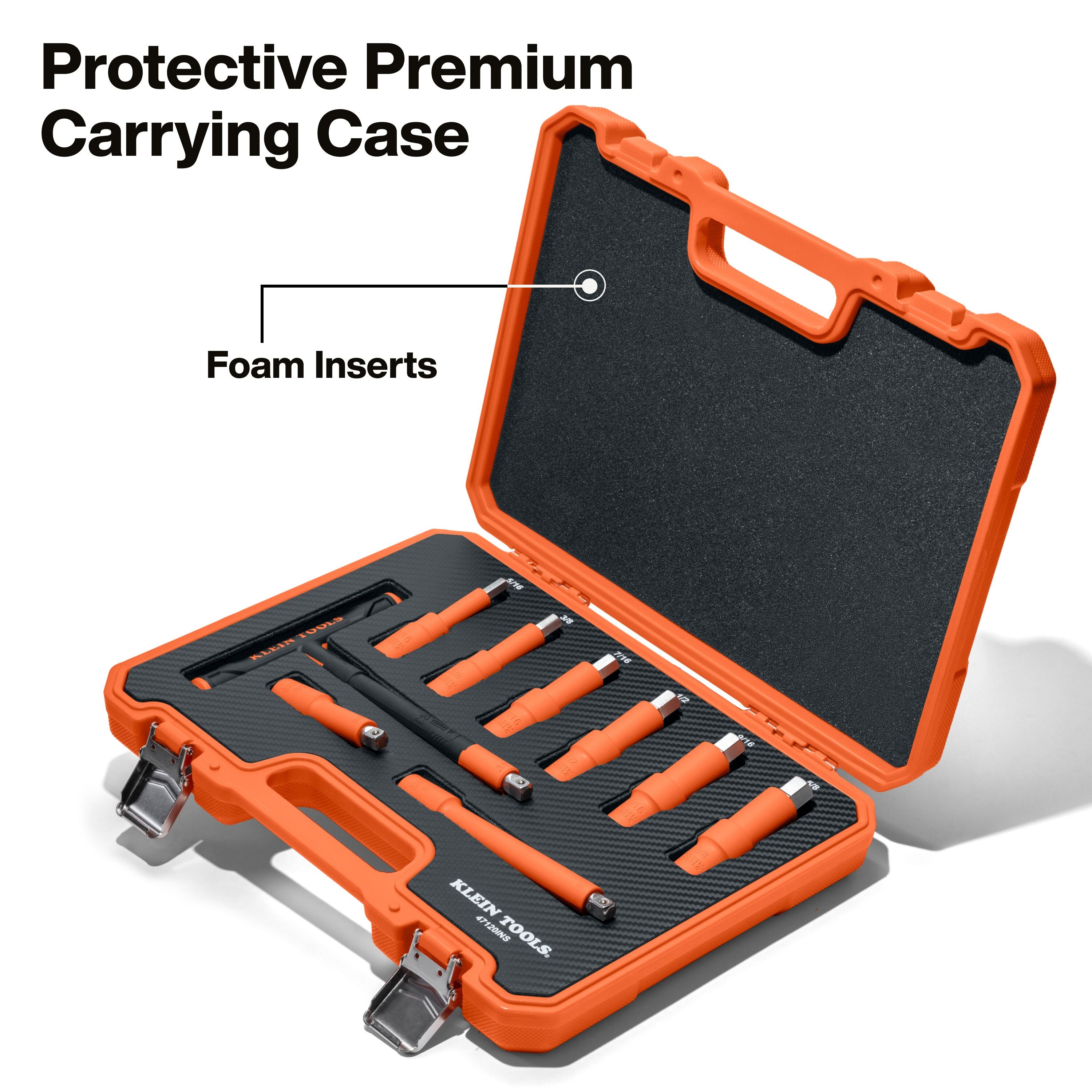 Klein Insulated T-Handle and Hex Bit Set, 9-Piece - Ace Tool Group - KLEIN