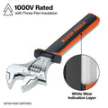Klein Insulated Adjustable Wrench, 12-Inch - Ace Tool Group - KLEIN