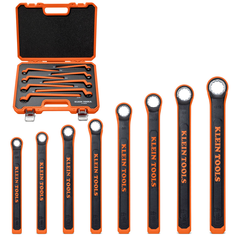 Klein 47140INS Insulated Box End Wrench Set, 8-Piece