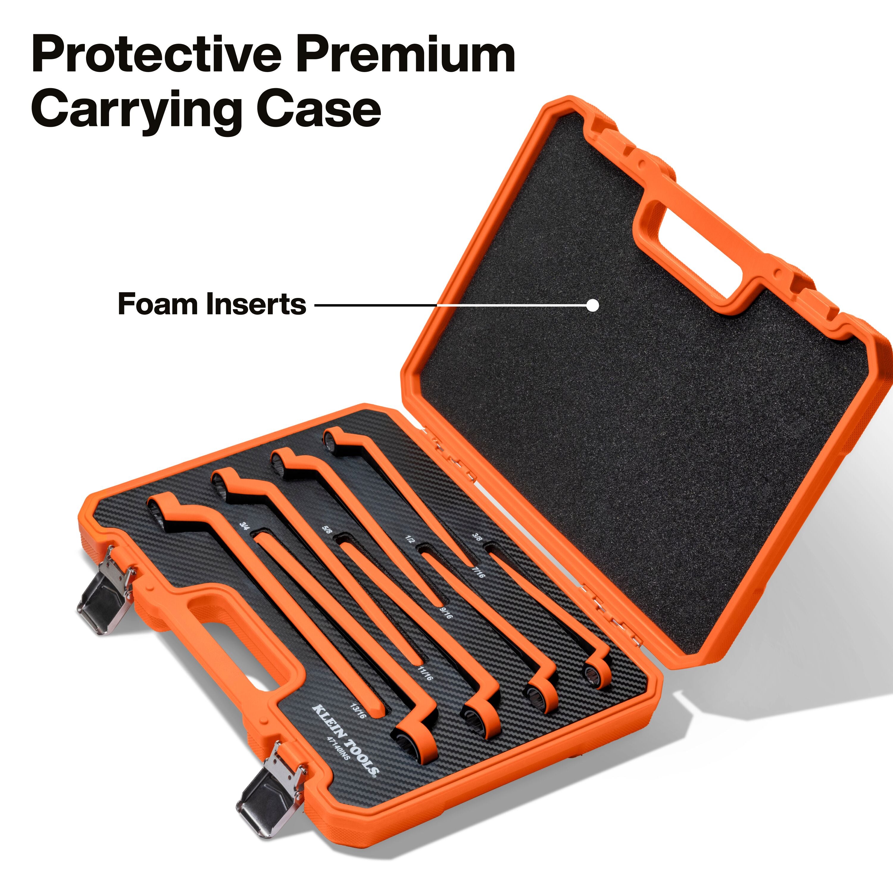 Klein 47140INS Insulated Box End Wrench Set, 8-Piece