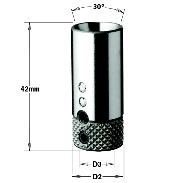 Cmt 360.101.00 Vitap Adaptor D10 - Ace Tool Group - CMT