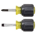 Klein Tools 85071 2-Piece Stubby Screwdriver Set - Ace Tool Group - Klein