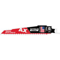 Milwaukee 48-00-7251 6" 5 TPI AX™ w/NITRUS™ Carbide Teeth SAWZALL® Blade for Wood with Nails - Ace Tool Group - Milwaukee Tool