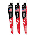 Milwaukee 48-00-7351 6" 5 TPI AX™ w/NITRUS™ Carbide Teeth SAWZALL® Blade for Wood with Nails 3PK - Ace Tool Group - Milwaukee Tool