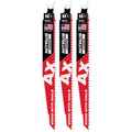 Milwaukee 48-00-7352 9" 5 TPI AX™ w/NITRUS™ Carbide Teeth SAWZALL® Blade for Wood with Nails 3PK - Ace Tool Group - Milwaukee Tool