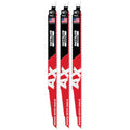 Milwaukee 48-00-7353 12" 5 TPI AX™ w/NITRUS™ Carbide Teeth SAWZALL® Blade for Wood with Nails 3PK - Ace Tool Group - Milwaukee Tool