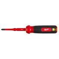 Milwaukee 48-22-2201 2-in-1 1000V Insulated Flip Shank Multi-Bit Screwdriver - Ace Tool Group - Milwaukee Tool