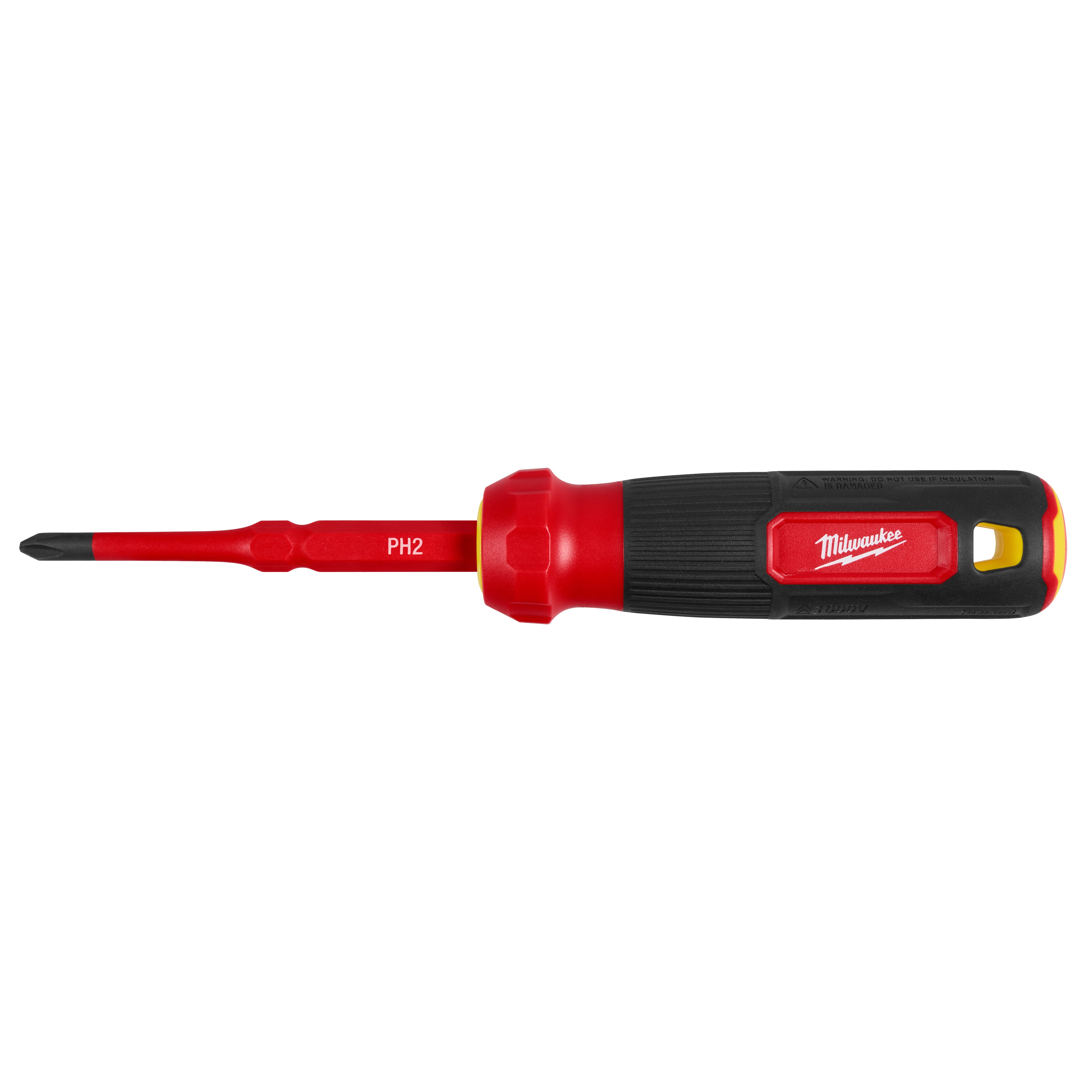 Milwaukee 48-22-2201 2-in-1 1000V Insulated Flip Shank Multi-Bit Screwdriver - Ace Tool Group - Milwaukee Tool
