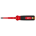 Milwaukee 48-22-2201 2-in-1 1000V Insulated Flip Shank Multi-Bit Screwdriver - Ace Tool Group - Milwaukee Tool