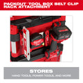Milwaukee 48-22-8609 PACKOUT™ Tool Box Belt Clip Rack Attachment - Ace Tool Group - Milwaukee Tool