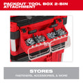Milwaukee 48-22-8610 PACKOUT™ Tool Box 2-Bin Attachment - Ace Tool Group - Milwaukee Tool