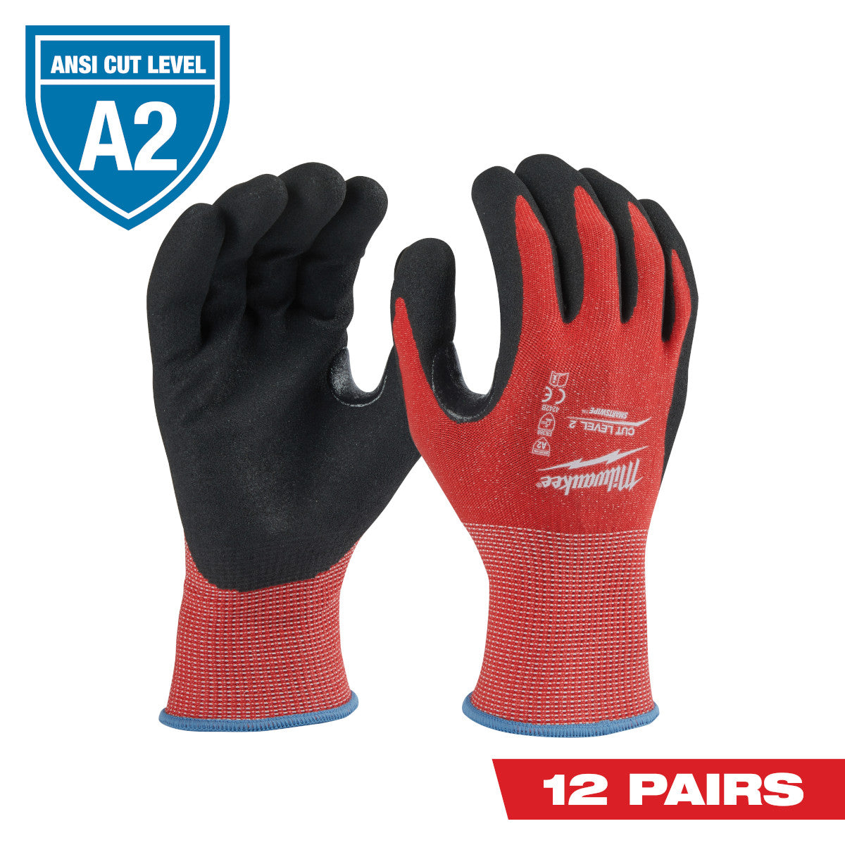 Milwaukee 12PK CUT 2 NITRILE GLOVES - Ace Tool Group - Milwaukee
