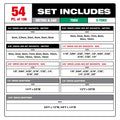 106pc 1/4", 3/8", and 1/2" Drive Bit Socket Set with PACKOUT™ Organizer