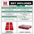 106pc 1/4", 3/8", and 1/2" Drive Bit Socket Set with PACKOUT™ Organizer