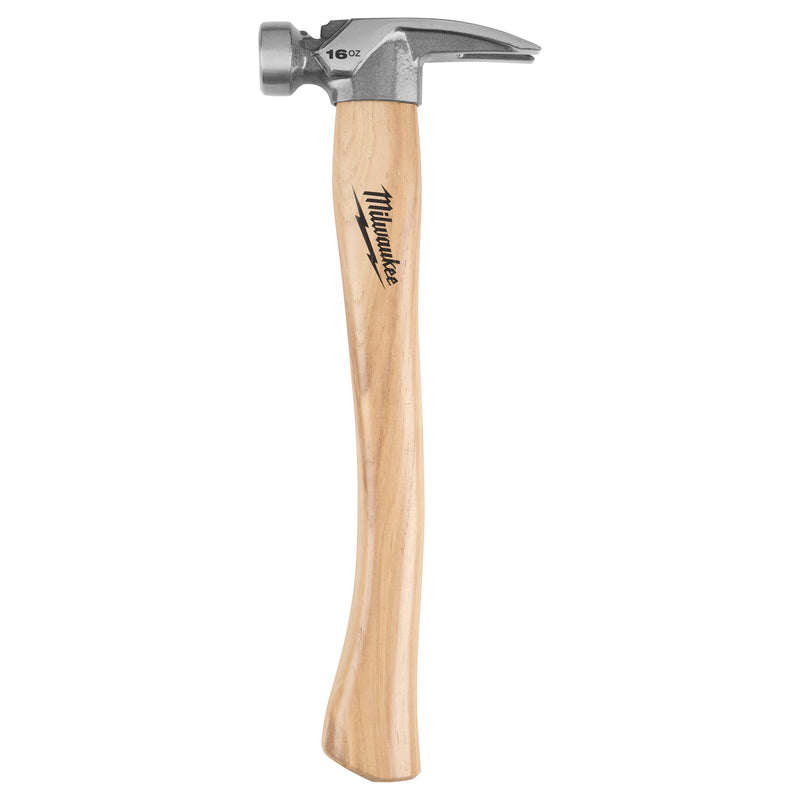 Milwaukee 48-22-9517 16oz Smooth Face Hickory Handle Hammer - Ace Tool Group - Milwaukee Tool