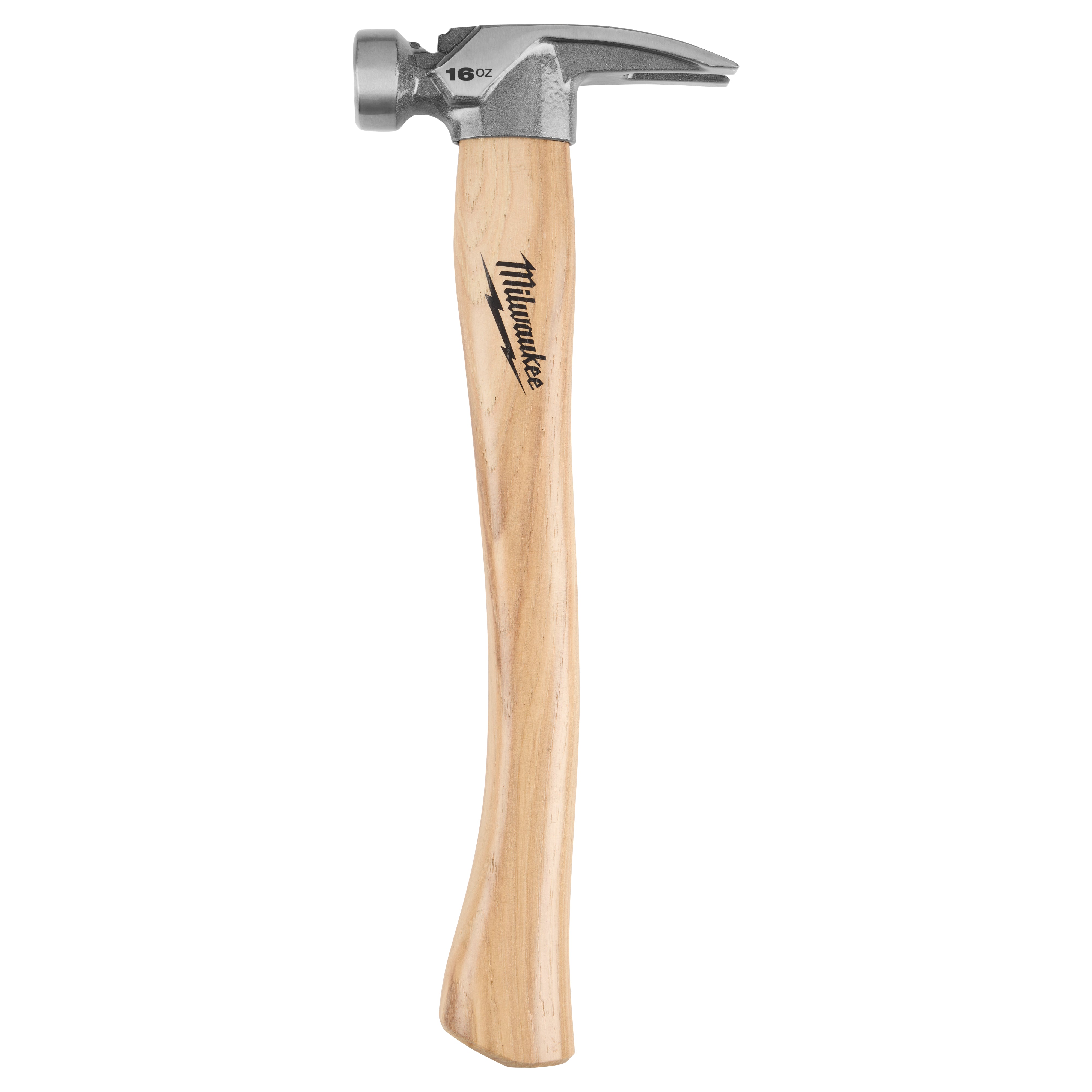 Milwaukee 48-22-9517 16oz Smooth Face Hickory Handle Hammer