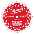 Milwaukee 48-40-1048 10-1/4” 28T Thick Kerf Framing Circular Saw Blade - Ace Tool Group - Milwaukee Tool
