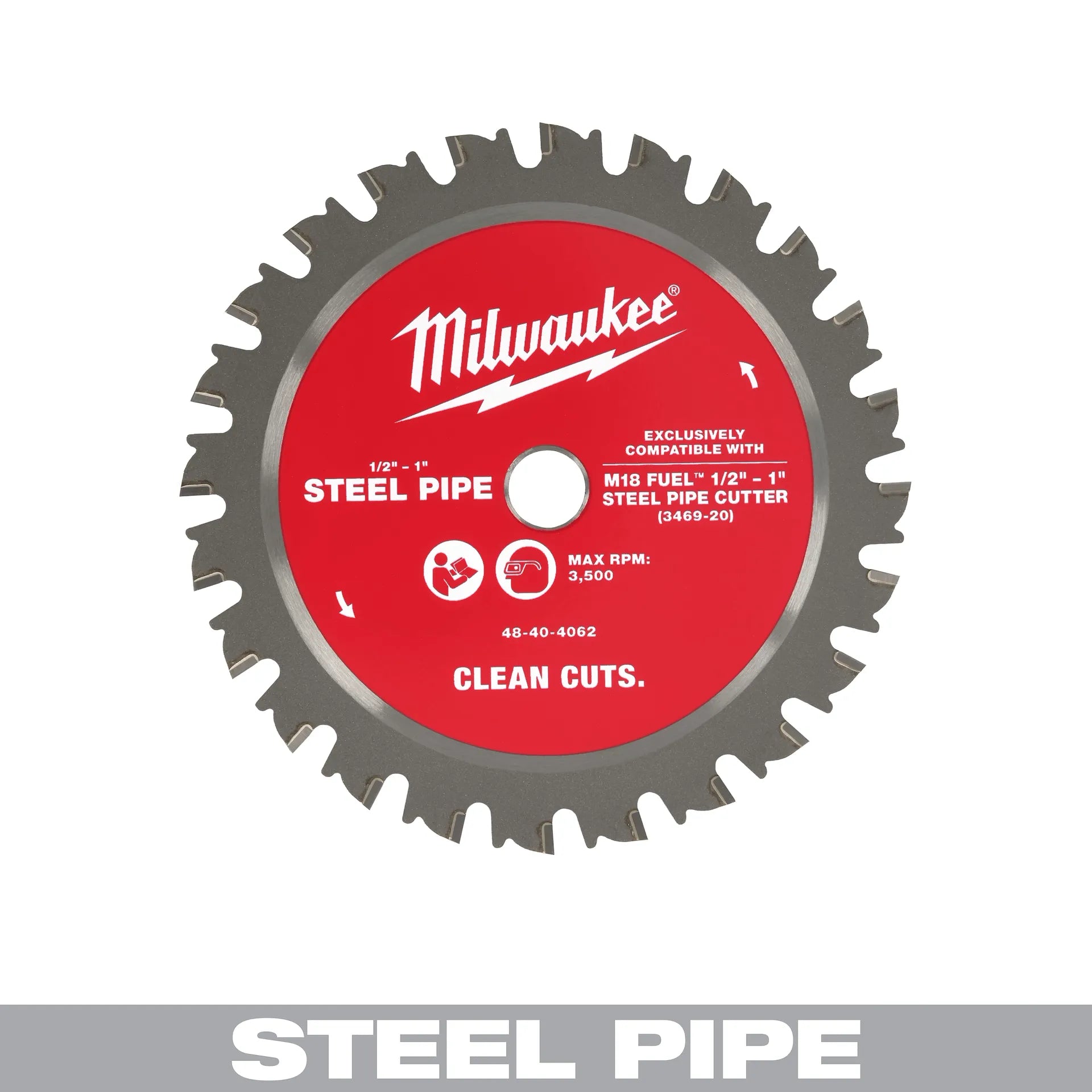 Milwaukee 48-40-4062 1/2  1 Steel Pipe Cutting Blade - Ace Tool Group - Milwaukee