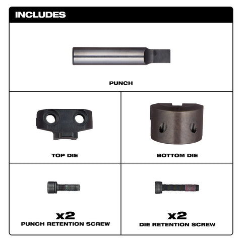 M18 FUEL 10Ga Nibbler Punch & Die Set - Ace Tool Group - Milwaukee