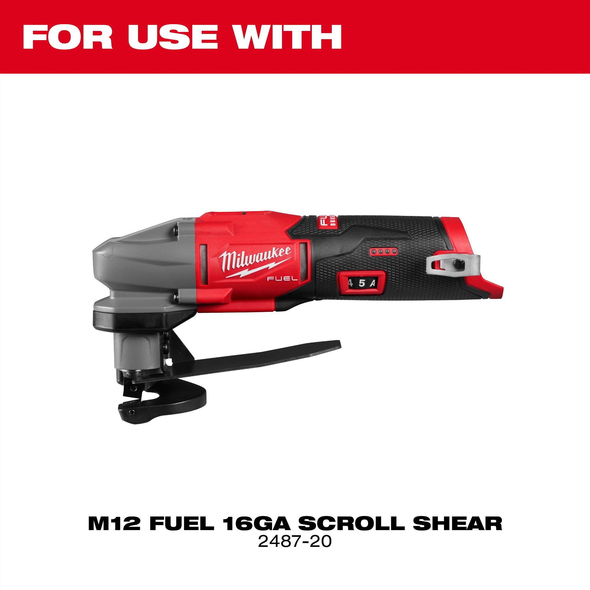 Milwaukee 48-44-2771 M12 FUEL™ 16 Gauge Scroll Shear Replacement Blade Set