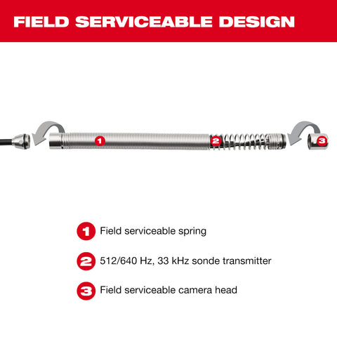 Milwaukee 48-53-3320 Replacement Spring for M12 65 Ultra Flex Compact Inspection Camera - Ace Tool Group - Milwaukee