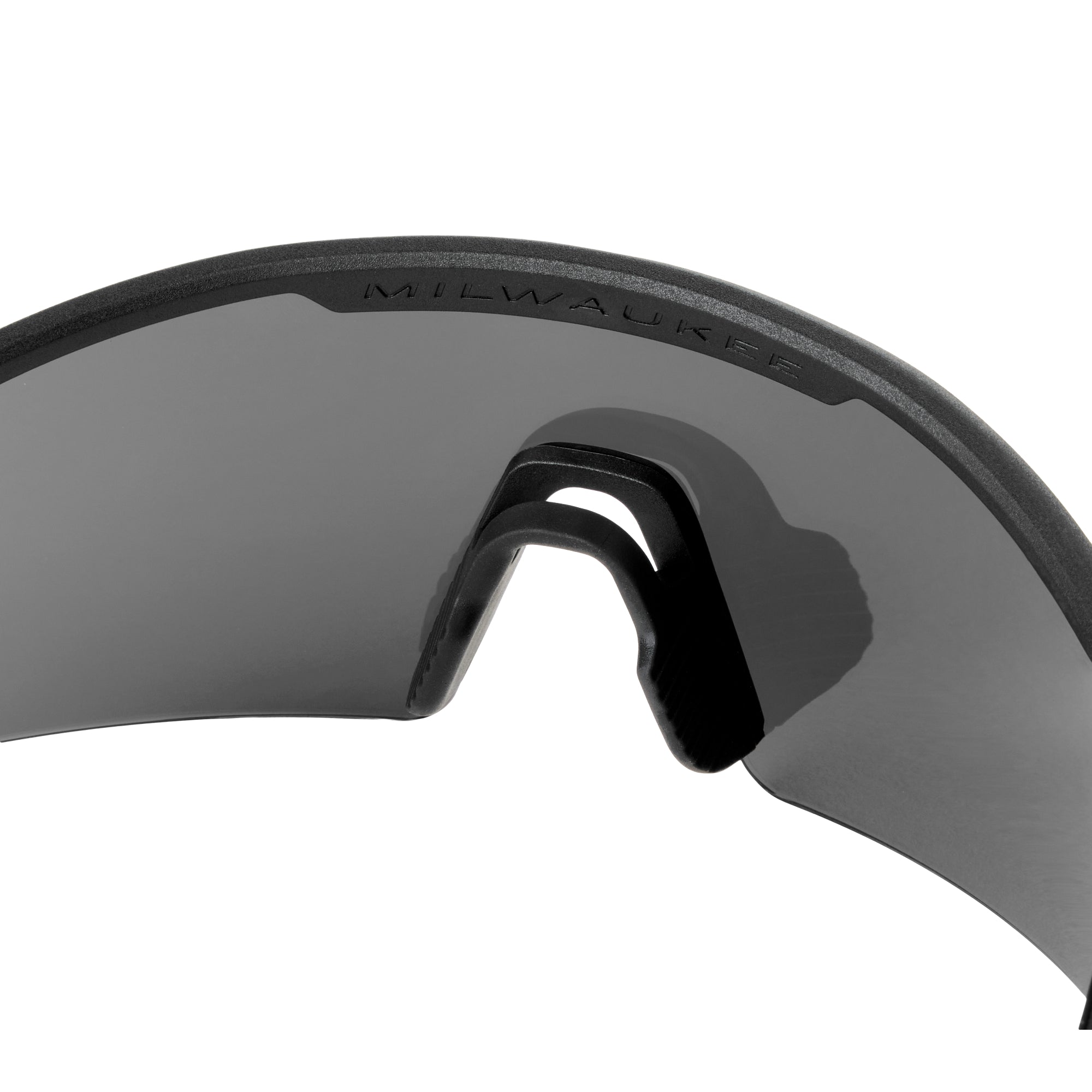 Milwaukee 48-73-2503 Polarized Wrap Around Safety Glasses - Silver Mirrored Dual Coat Lenses