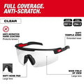 Milwaukee 48-73-2505 Wrap Around Safety Glasses - Clear Anti-Scratch Lenses - Ace Tool Group - Milwaukee Tool