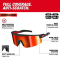 Milwaukee 48-73-2500 Wrap Around Safety Glasses - Red Mirrored Anti-Scratch Lenses - Ace Tool Group - Milwaukee Tool