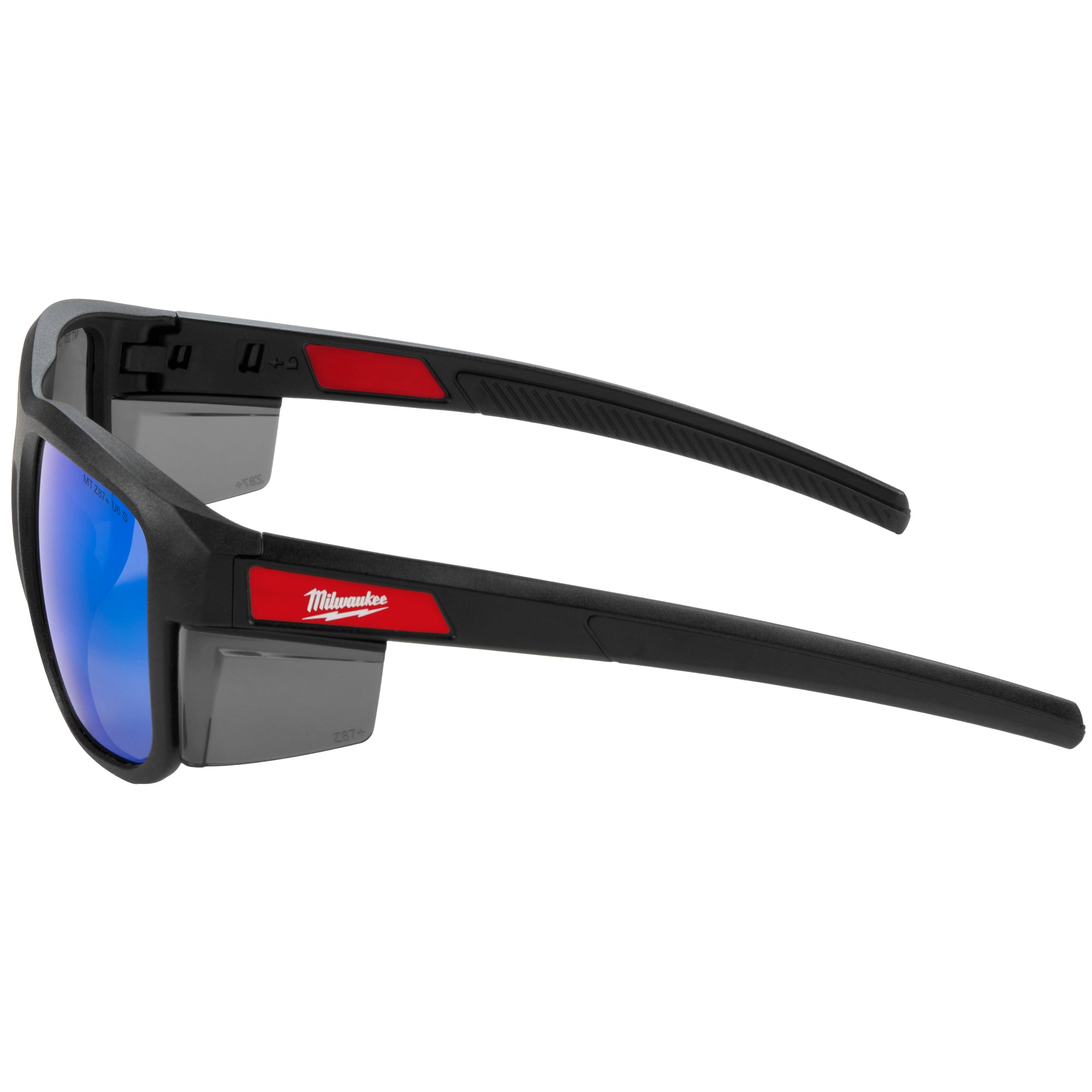 Milwaukee 48-73-2510 Full Frame Safety Glasses with Removable Side Shields – Blue Mirrored Anti-Scratch Lenses - Ace Tool Group - Milwaukee Tool