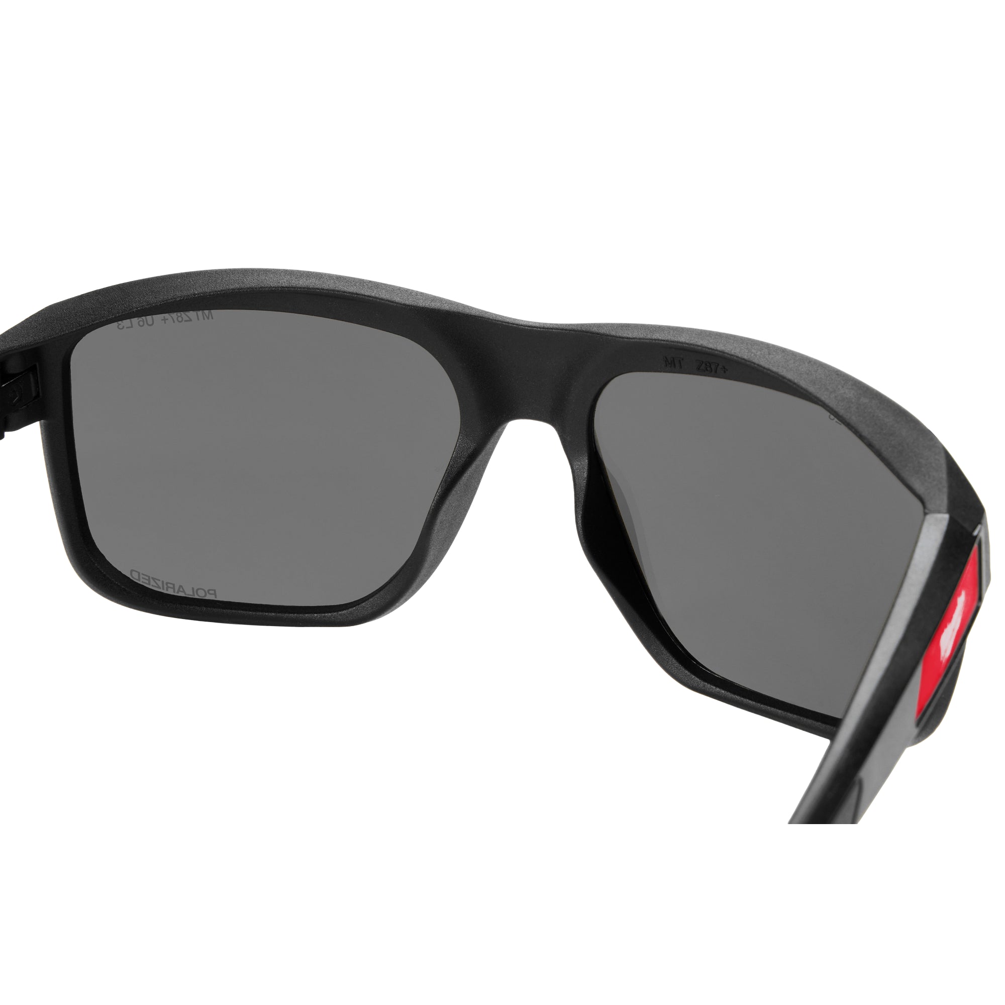 Milwaukee 48-73-2513 Polarized Full Frame Safety Glasses with Removable Side Shields – Silver Mirrored Dual Coat Lenses