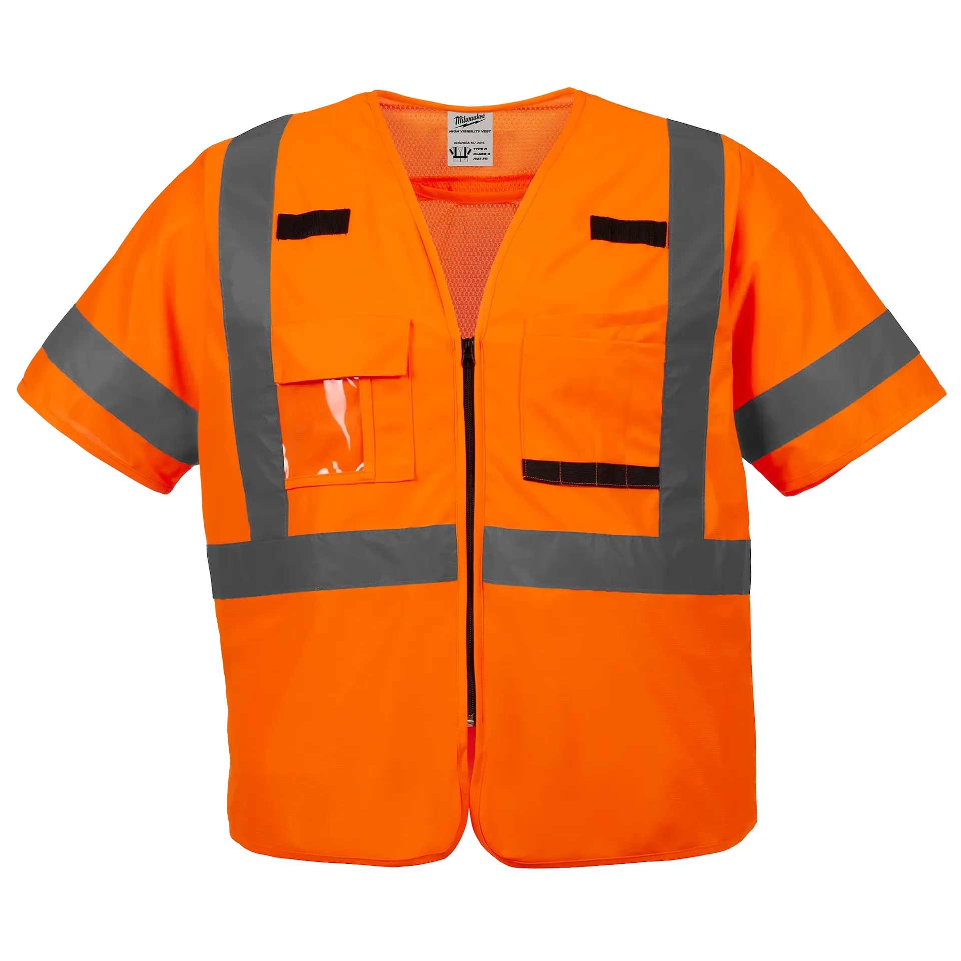 Milwaukee Class 3 High Visibility Orange Safety Vest - 12 Pack - Ace Tool Group - Milwaukee