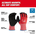 12-Pack Cut Level 2 Winter Dipped Gloves - S