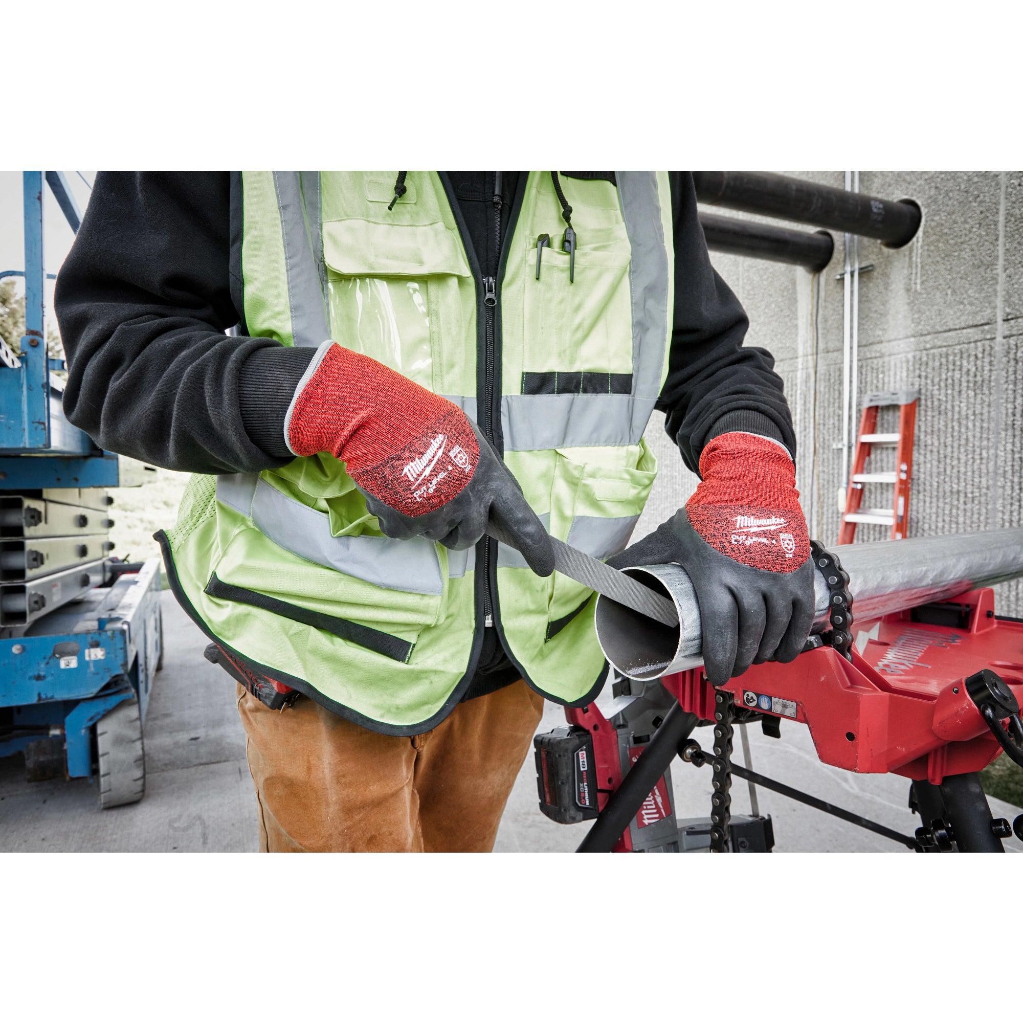 12-Pack Cut Level 4 Winter Dipped Gloves - XL