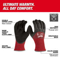 12-Pack Cut Level 4 Winter Dipped Gloves - XL
