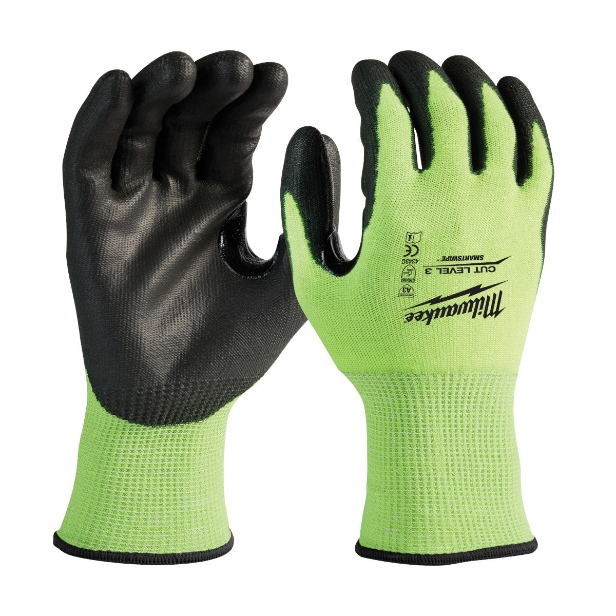 Milwaukee 48-73-8930 (6) CUT 3 HIGH VIS GLOVES - Ace Tool Group - Milwaukee