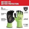 Milwaukee 48-73-8930 (6) CUT 3 HIGH VIS GLOVES - Ace Tool Group - Milwaukee