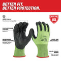 Milwaukee 12PK CUT 5 HIGH VIS GLOVES - Ace Tool Group - Milwaukee