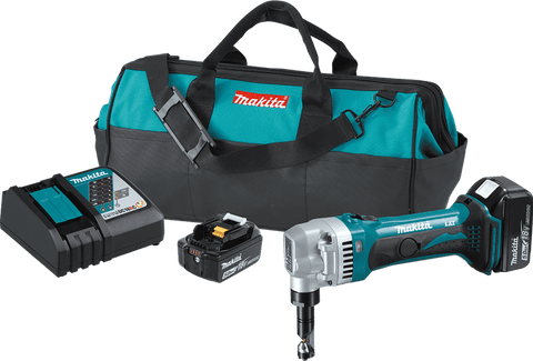 Makita XNJ01T 18V LXT Lithium-Ion Cordless 16 Gauge Nibbler Kit (5.0Ah) - Ace Tool Group - Makita