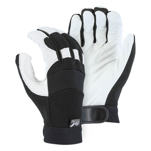 Majestic 2153 Mechanics Gloves Grain Goatskin Palm - Ace Tool Group - Majestic