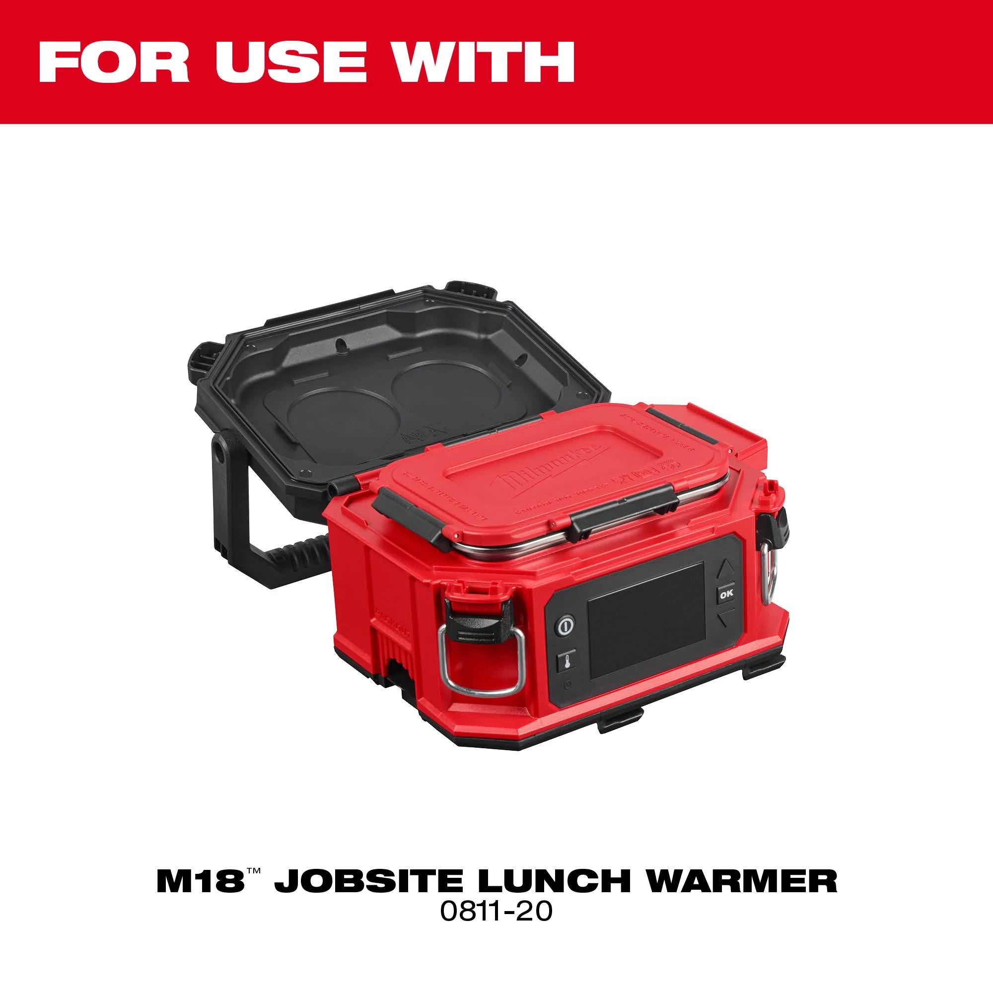 Milwaukee 49-16-0203 (3) Stainless Steel Containers for M18™ Jobsite Lunch Warmer