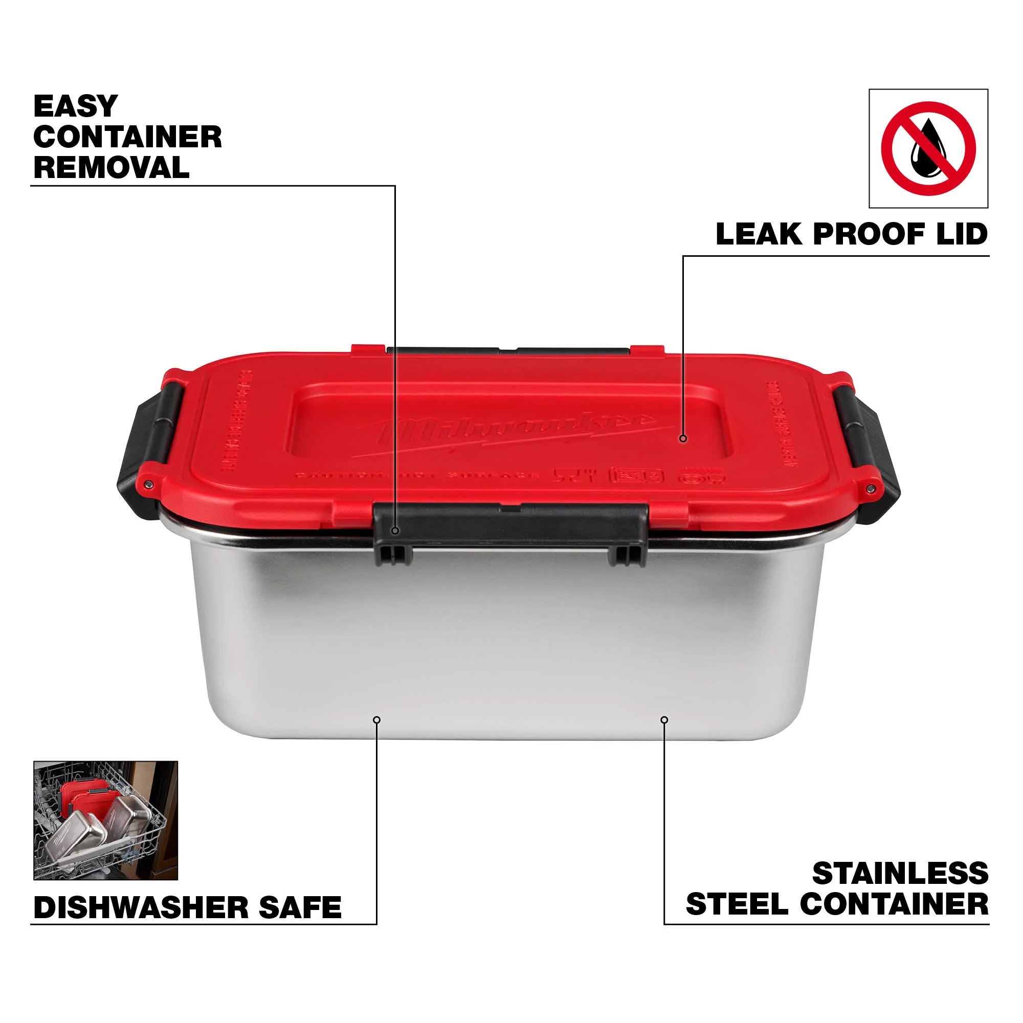 Milwaukee 49-16-0202 Stainless Steel Container for M18™ Jobsite Lunch Warmer