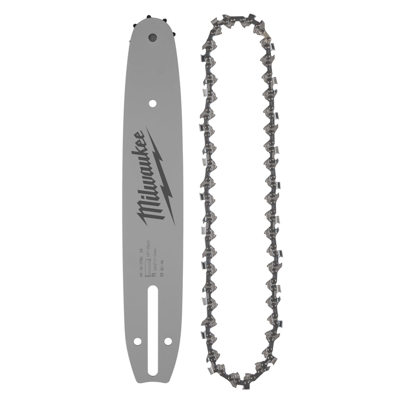 Milwaukee 49-16-2844 10" .325" LOW PROFILE™ Pitch, .043" Gauge Saw Chain and Guide Bar Set - Ace Tool Group - Milwaukee Tool
