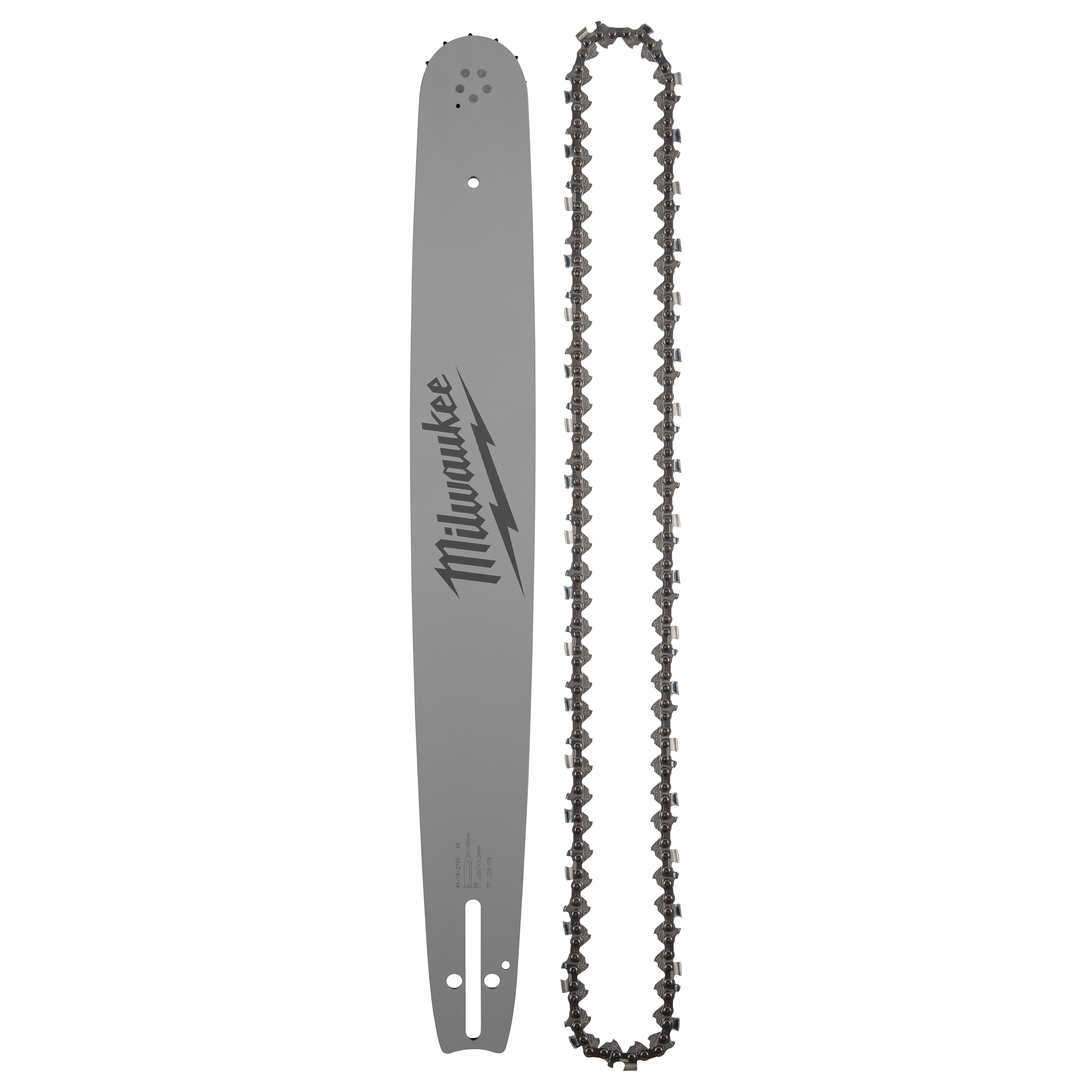 Milwaukee 49-16-2848 20" .325" Pitch, .043" Gauge Saw Chain and Guide Bar Set - Ace Tool Group - Milwaukee Tool