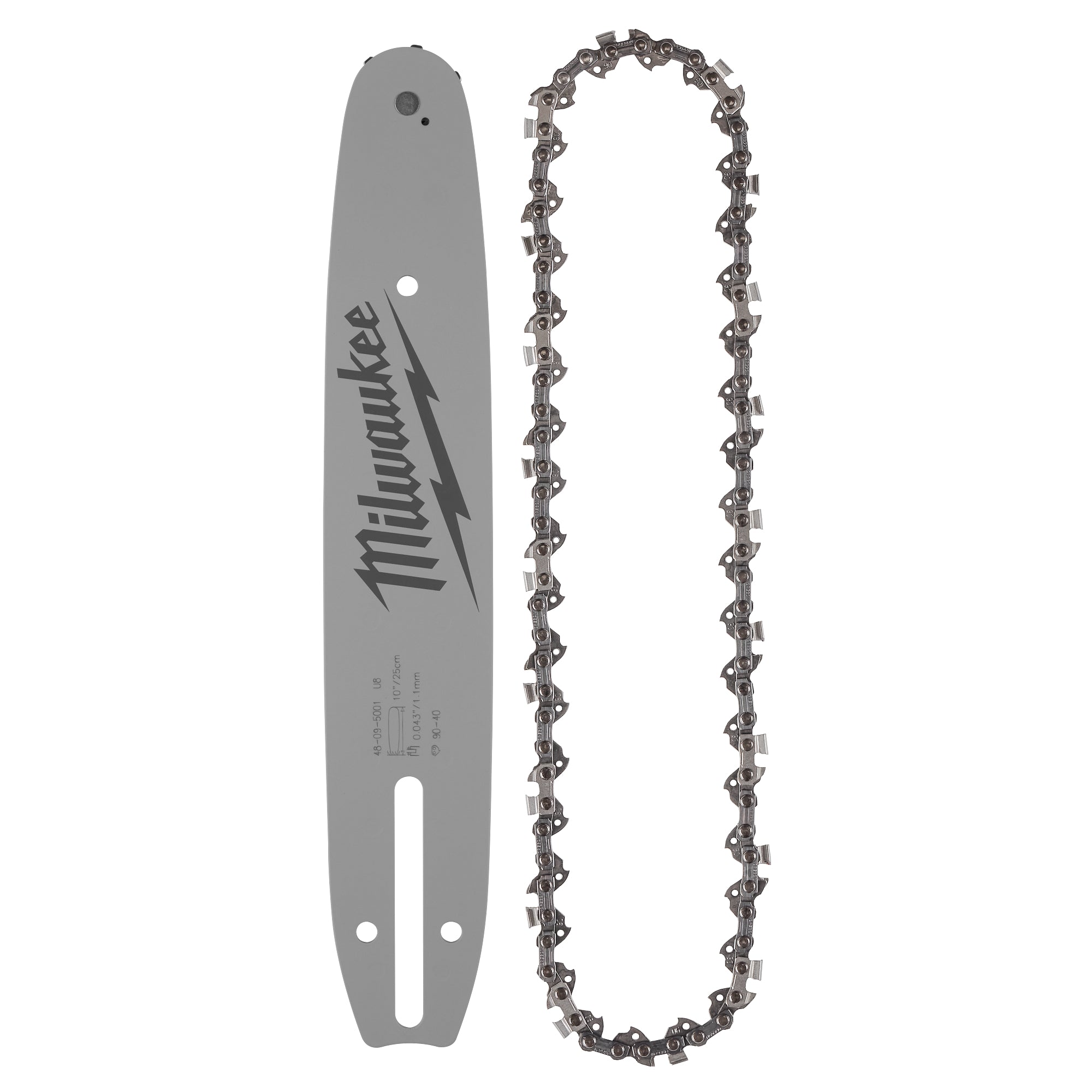 Milwaukee 49-16-2849 10" 3/8" LOW PROFILE™ Pitch, .043" Gauge Saw Chain and Guide Bar Set - Ace Tool Group - Milwaukee Tool