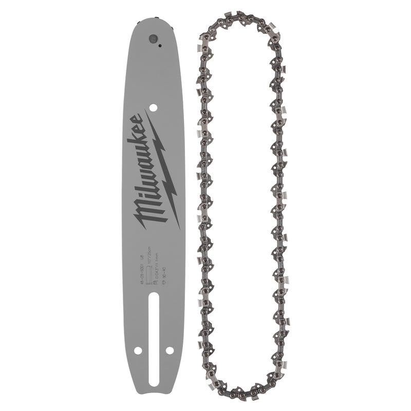 Milwaukee 49-16-2849 10" 3/8" LOW PROFILE™ Pitch, .043" Gauge Saw Chain and Guide Bar Set - Ace Tool Group - Milwaukee Tool